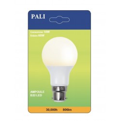 AMPOULE LED PALI B22 10W/60W X1