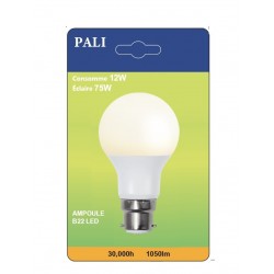 AMPOULE LED PALI B22 12W/75W X1