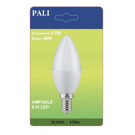 AMPOULE LED PALI E14 5,5W/40W X1