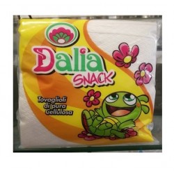 DALIA SERVIETTE BLANC 1PLI 33X33 100PCS