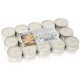 BOUGIE CHAUFFE PLAT BLANC 30 pcs