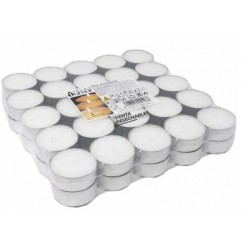 BOUGIE CHAUFFE PLAT BLANC 50 PCS