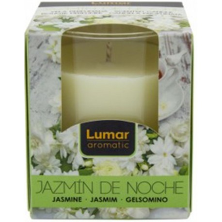 BOUGIE EN VERRE PARFUM JASMIN