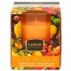 BOUGIE EN VERRE PARFUM FRUIT TOPICAL