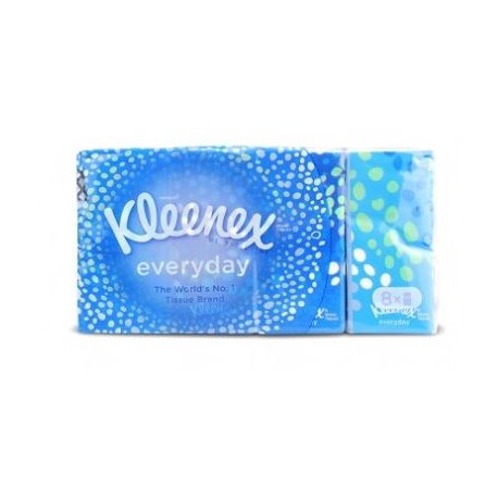 KLEENEX MOUCHOIR 8X9PCS 2 PLIS EVERYDAY