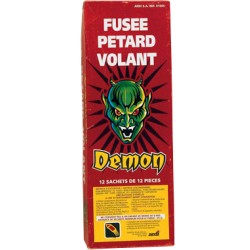 12 FUSEE SIFFLET PETARD DEMON