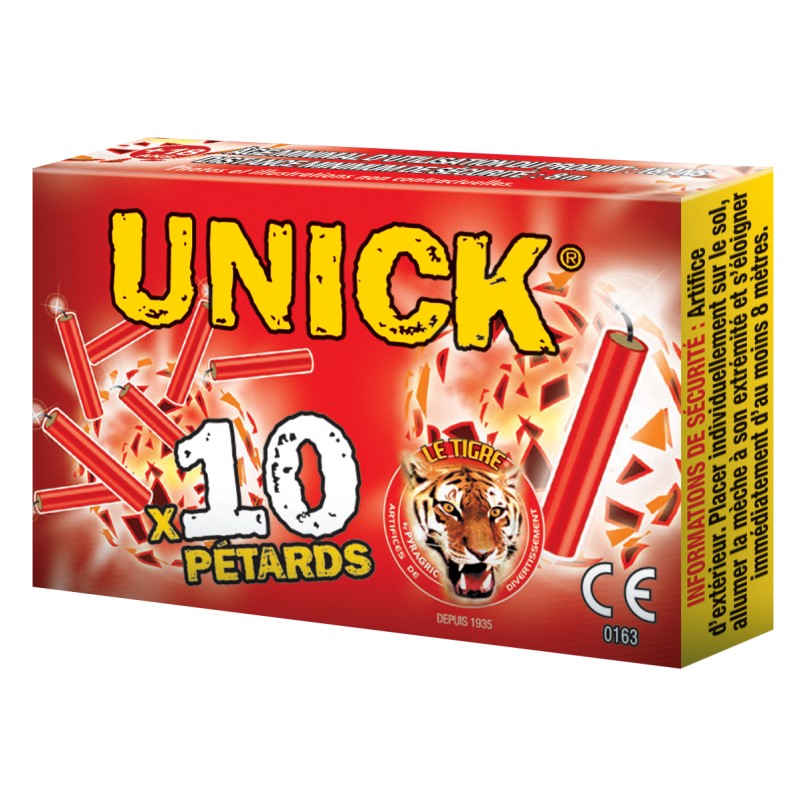 TIGRE BISON UNICK 150 BOITES DE 10 PETARDS A MECHE PALI WEB