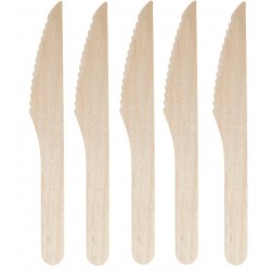 COUTEAU EN BOIS X 50PCS