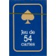 CARTE DE JEU DE 54 CARTE BLEU