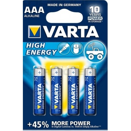 PILE VARTA ALCALINE LR03