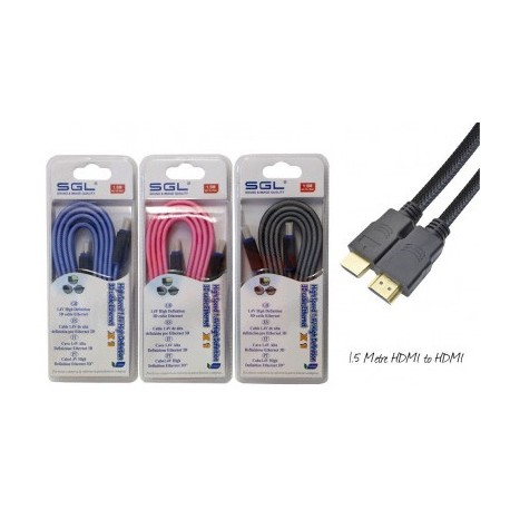 CABLE HDMI LUXE 1.50M