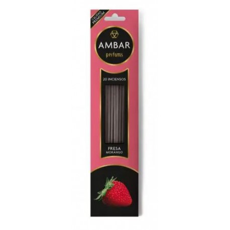 AMBAR 20PCS ENCENS FRAISE