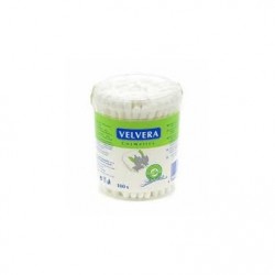 COTON-TIGES VELVERA EN PAPIER 100PCS CONFORT