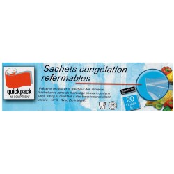 SACS CONGELATION REFERMABLE 6L 20PCS 30X40CM