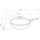 WOK ALUMINIUM 28 CM