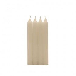 BOUGIE CHANDELLE CREME X4