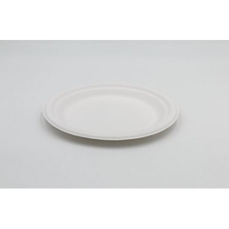 ASSIETTE RONDE 18CM 25PC CANNE A SUCRE BLANC