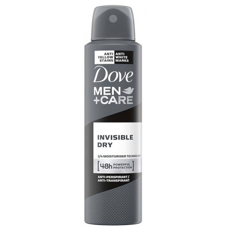 DOVE DEOSPRAY 250ML MEN INVISIBLE DRY