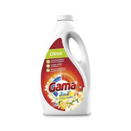 GAMA LESSIVE 2.20L 3IN1 44SC CITRON