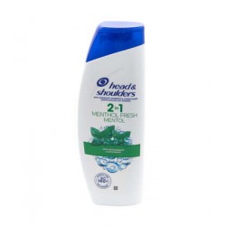 SHAMPOOING HEAD &SHOULDERS 2 EN 1 MENTHOL 360ML