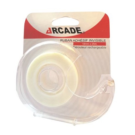 ADHESIF INVISIBLE 33M + DEVISOIR ESCARGOT