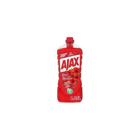 AJAX NETTOYANT SOLS 1.25L COQUELICOT