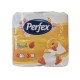 PAPIER TOILETTE X4 ROULEAUX PERFEX PEACH