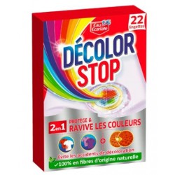 DECOLOR STOP 22 LINGETTES RAVIVE LES COULEURS