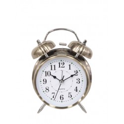 REVEIL CLOCHE PILE PM 2 COULEUR Ø 8cm