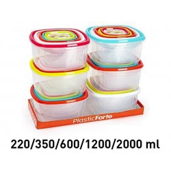 BOITE ALIMENTAIRE CARRÉ LOT DE 5