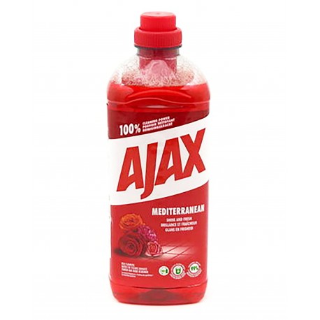AJAX NETTOYANT SOL 1L FLEUR ROUGE