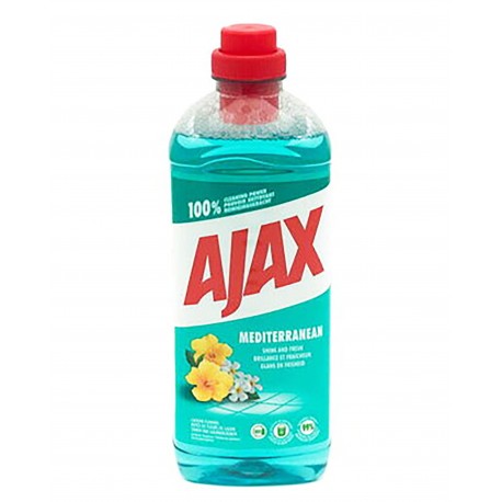 AJAX NETTOYANT SOL 1L FLEUR DE LAGOON (BLEU)