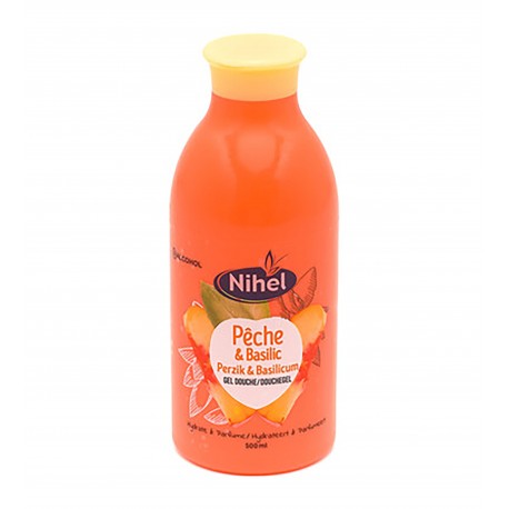 NIHEL GEL DOUCHE 500ML PÊCHE & BASILIC