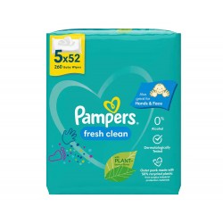PAMPERS LINGETTE BEBE 5x52PCS FRESH CLEAN