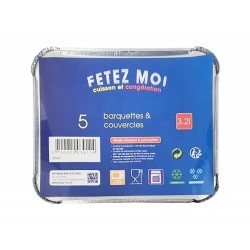 BARQUETTE EN ALUMINIUM 3,2Lx5PCS