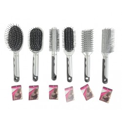 BROSSE CHEVEUX GRIS
