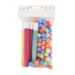 BALLON COULEUR A GONFLER 50PCS 22CM