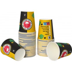 GOBELET CARTON 7OZ 50PCS MOTIF CAFE