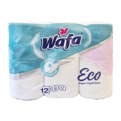 WAFA PAPIER TOILETTE DOUX ECO 12RLX