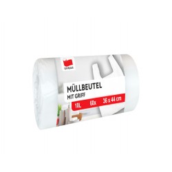 QUICKPACK SAC POUBELLE BLANC 10Lx60 36x44+12CM