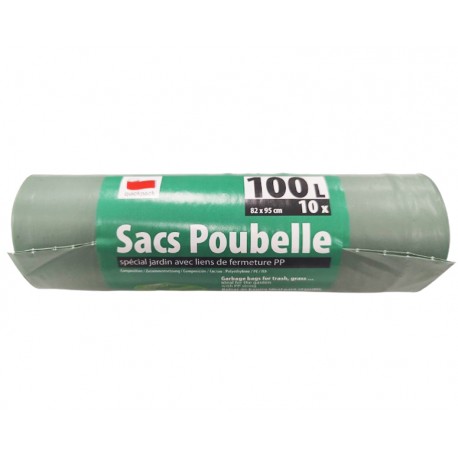 SAC POUBELLE JARDIN X10PCS 100L
