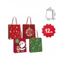 SAC CADEAUX NOEL 26+10X32CM CRISCOLOR