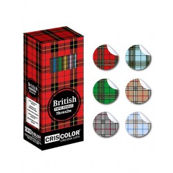 ROULEAU PAPIER CADEAU MOTIF ANGLAIS 0.7X2M CRISCOLOR