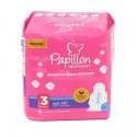 PAPILLON SERVIETTES HYGIENIQUES COTON 8PCS NUIT