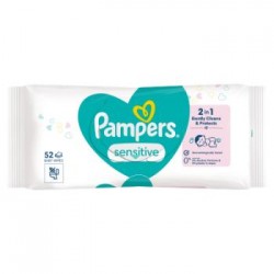 PAMPERS LINGETTE BEBE 52PCS SENSIBLE