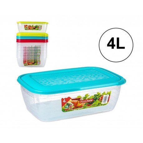 BOITE ALIMENTAIRE RECTANGLE 4L