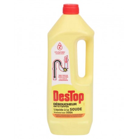 DESTOP DÉBOUCHEUR LIQUIDE A LA SOUDE 1L