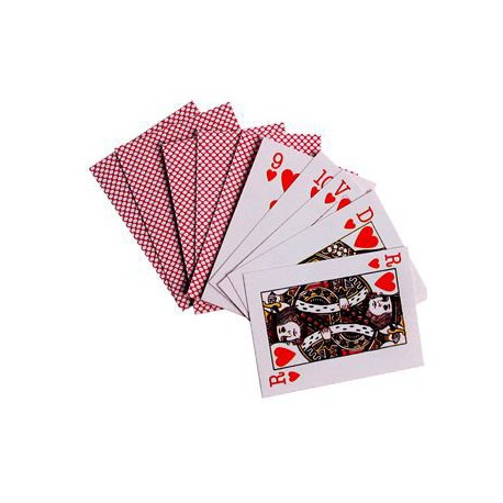 CARTE DE JEU DE 54 CARTE ROUGE