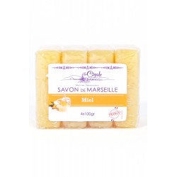 LA CIGALE SAVON DE MARSEILLES MIEL 4X 100GR 