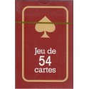 CARTE DE JEU DE 54 CARTE ROUGE